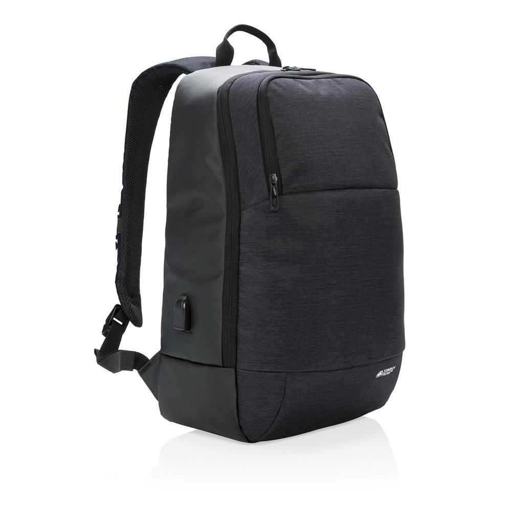 Ghiozdan rucsac pentru laptop de 15 Swiss Peak cu încărcător USB