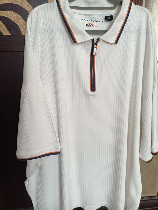 НОВАЯ футболка- поло, большемер