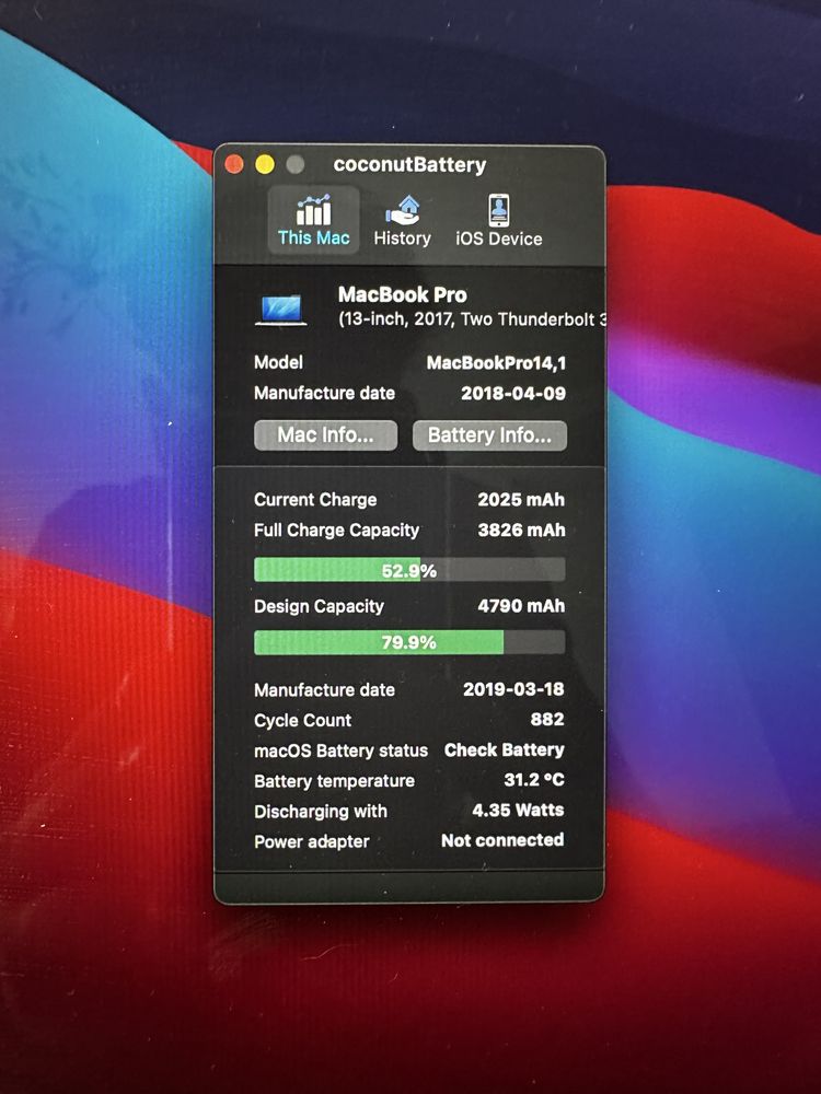 Macbook Pro 13" 2017