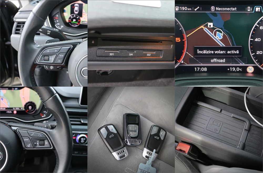 Audi A5 Sportback 3.0 286 cp webasto panoramic quattro cockpit