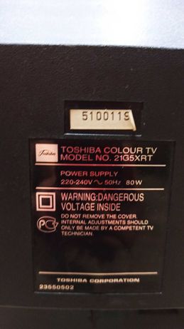 Телевизор Toshiba за резервни части