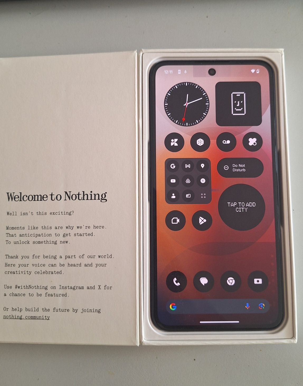 Nothing Phone 3a, 6.77'', 12GB/256GB, Black/Черен