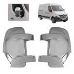 Хромирани Капаци за Огледала Renault Master 2010-2024 Рено Мастер Хром