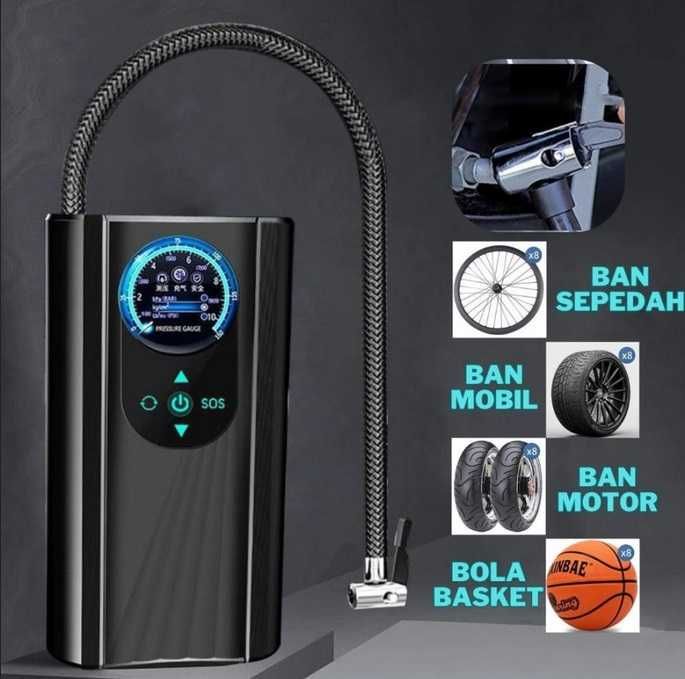 Компресор за Гуми с Бързо Зареждане 120W