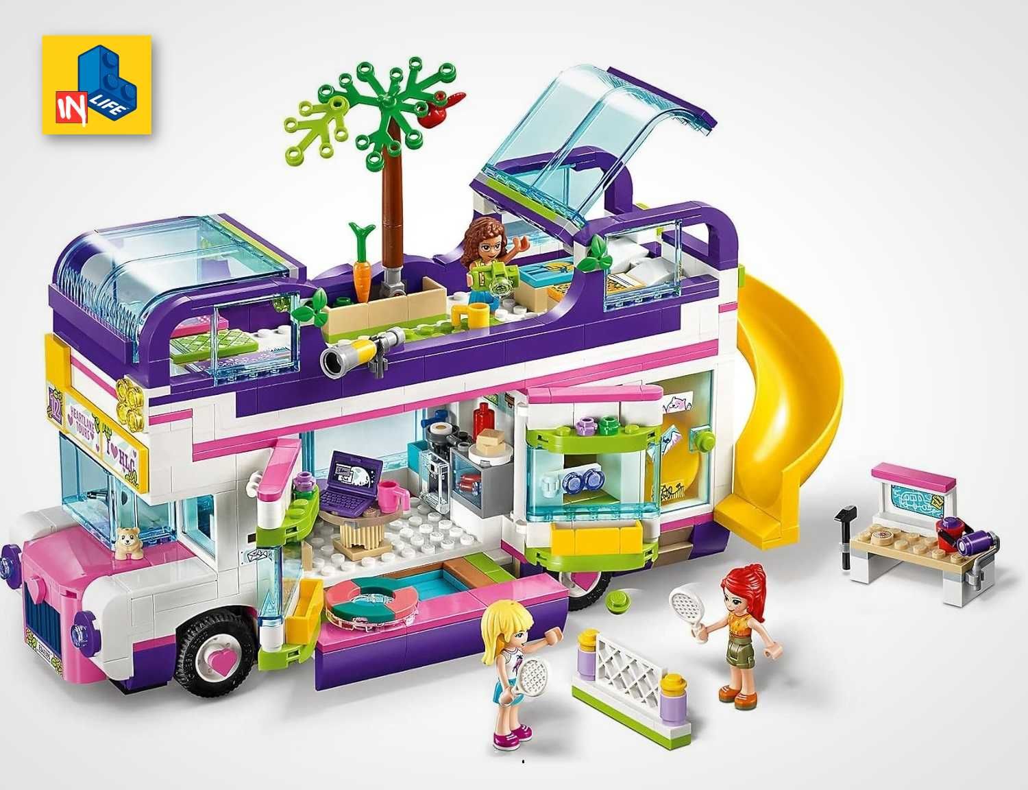 TIP brand L fete Friends Autobuzul prieteniei 41395 778 piese