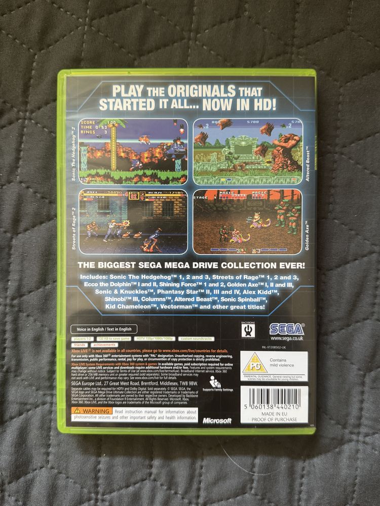 SEGA Mega Drive: Ultimate Collection Xbox 360