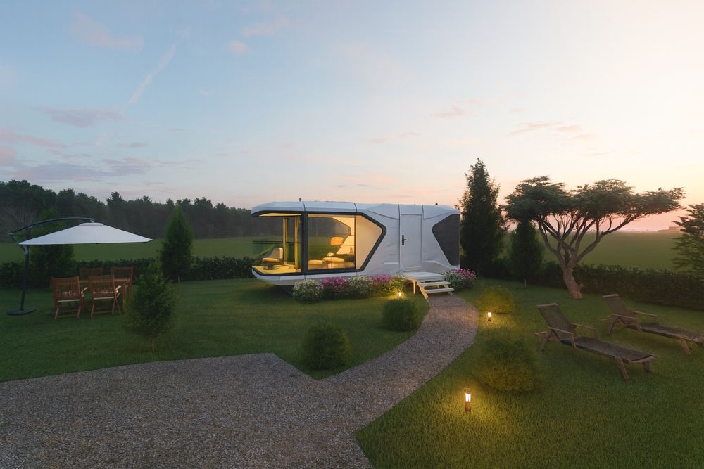 Terenuri parcelate + proiect căsuțe tip capsulă – Snagov