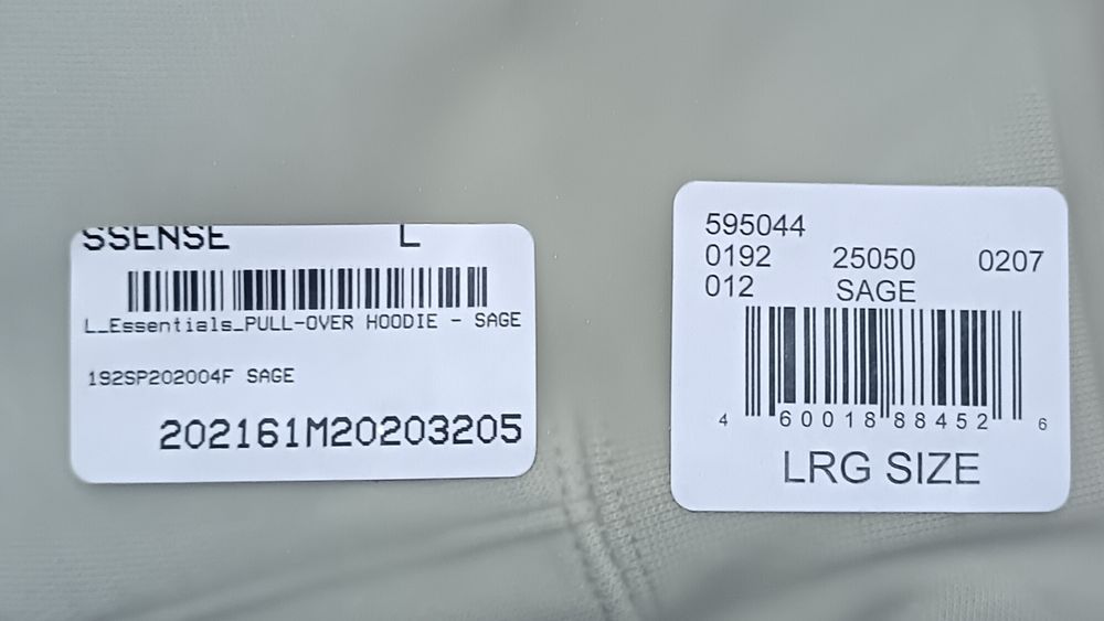 Hanorac Essentials by Fear of God - SAGA