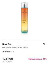 Nuxe sun, apa parfumata delicioasa, 100ml, dulce, de vara, femei