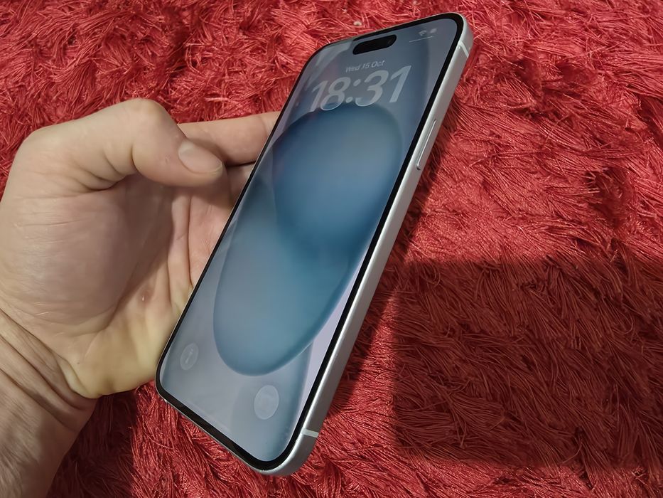 -Iphone 15Plus, Blue, 128Gb, 8Ram, bat: 85%, doar telefonul, stare foa