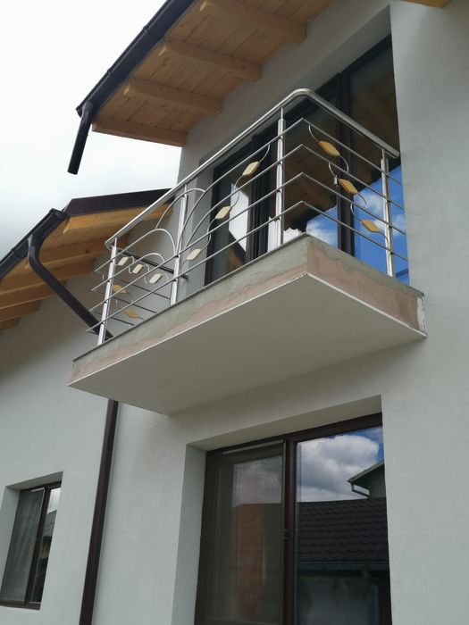 Balustrade bin inox