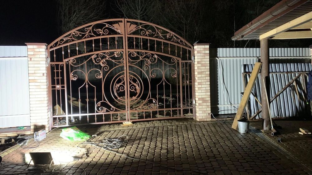 Ворота навес автоматика