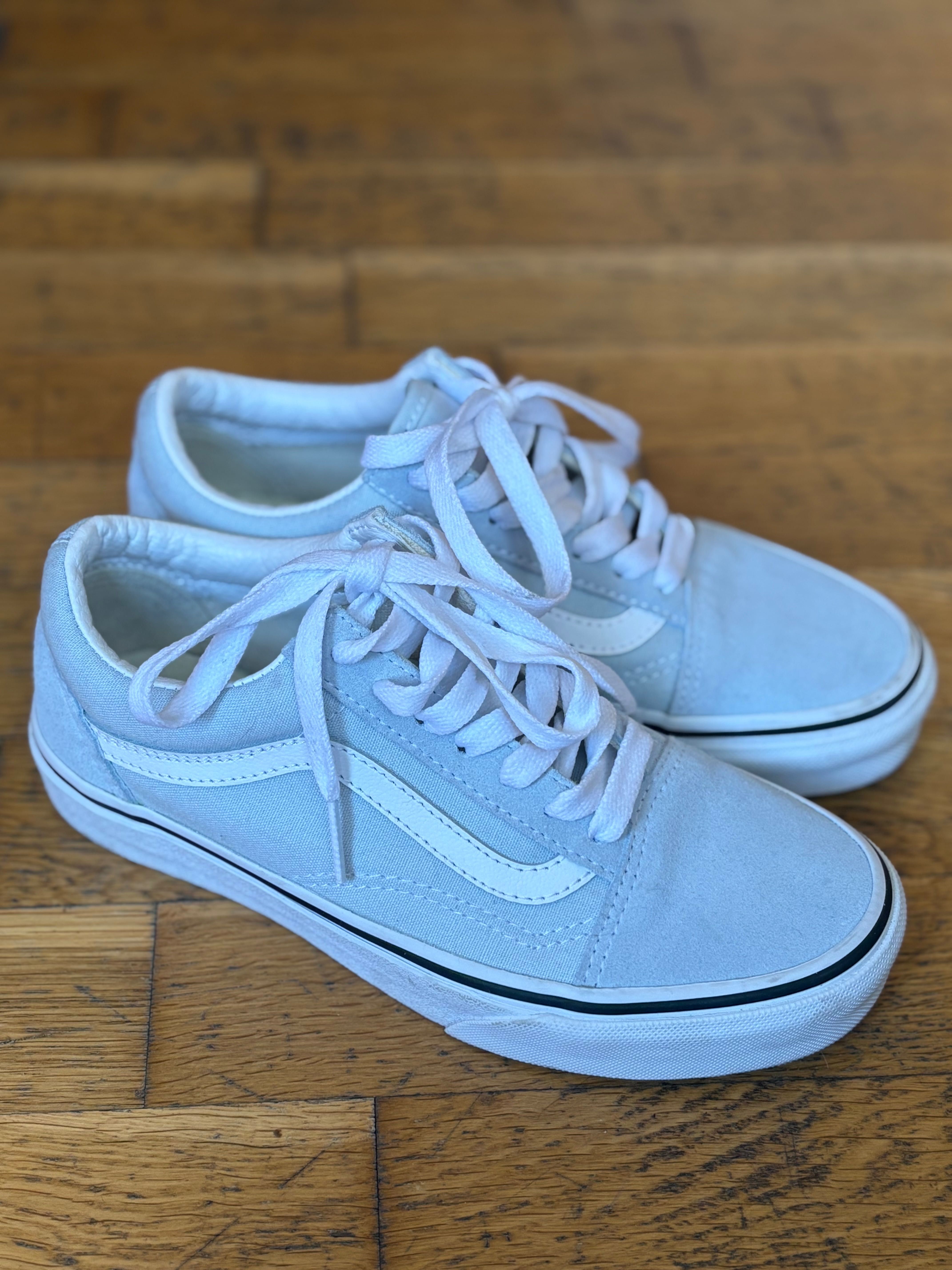 Old Skool Vans 34.5 номер - небесно сини