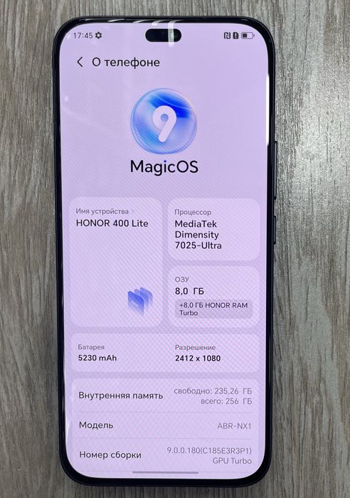 HONOR 400 Lite  256gb