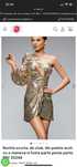 Rochie bby paiete aurii