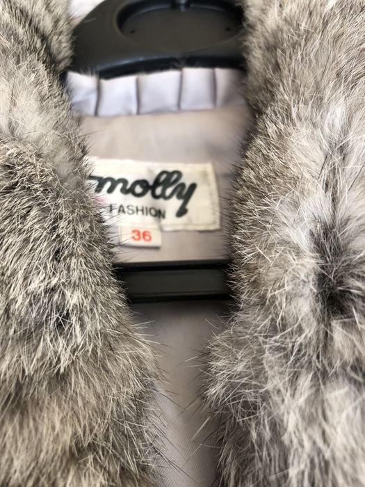 Haina din blana naturala de iepure S