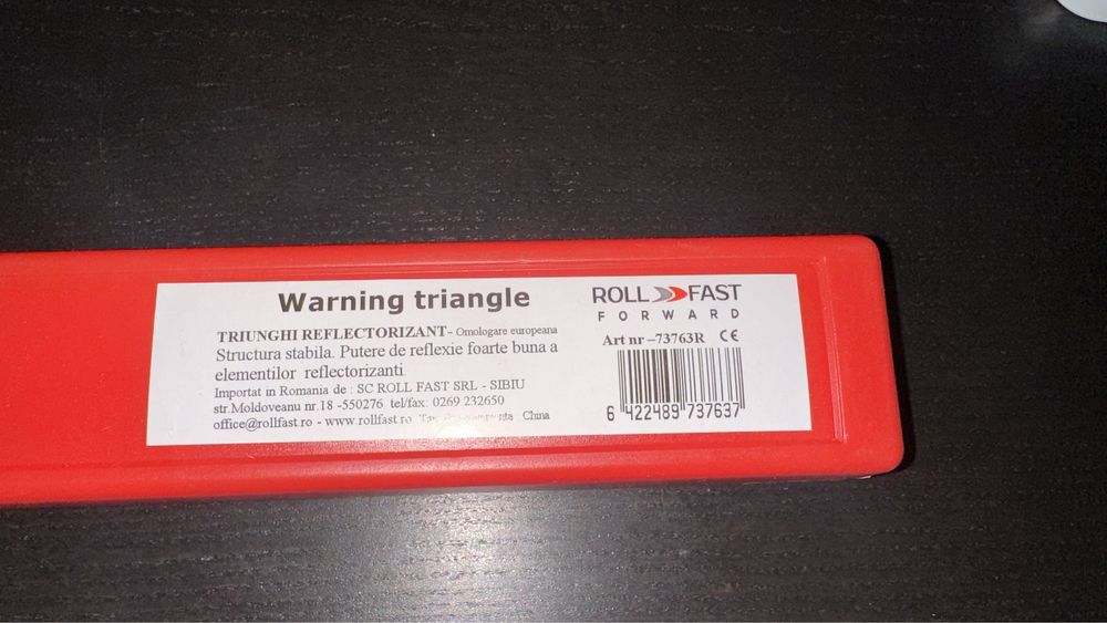 Triunghi auto triunghi reflectorizant triunghi masina itp