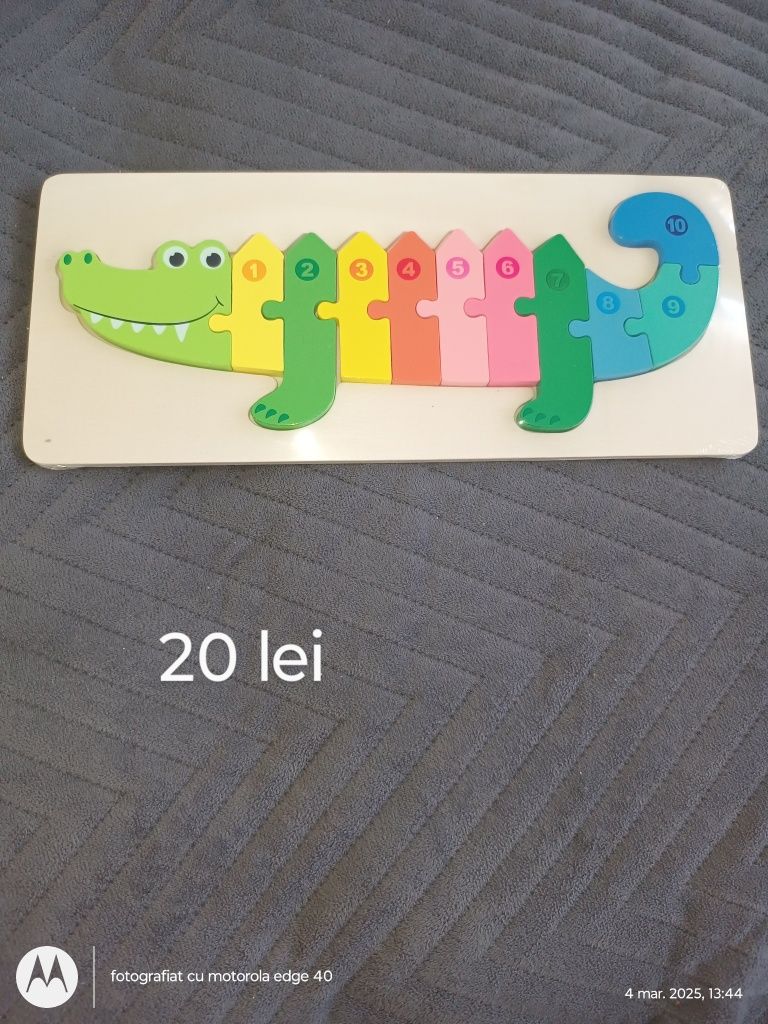 Puzzle lemn pentru copii