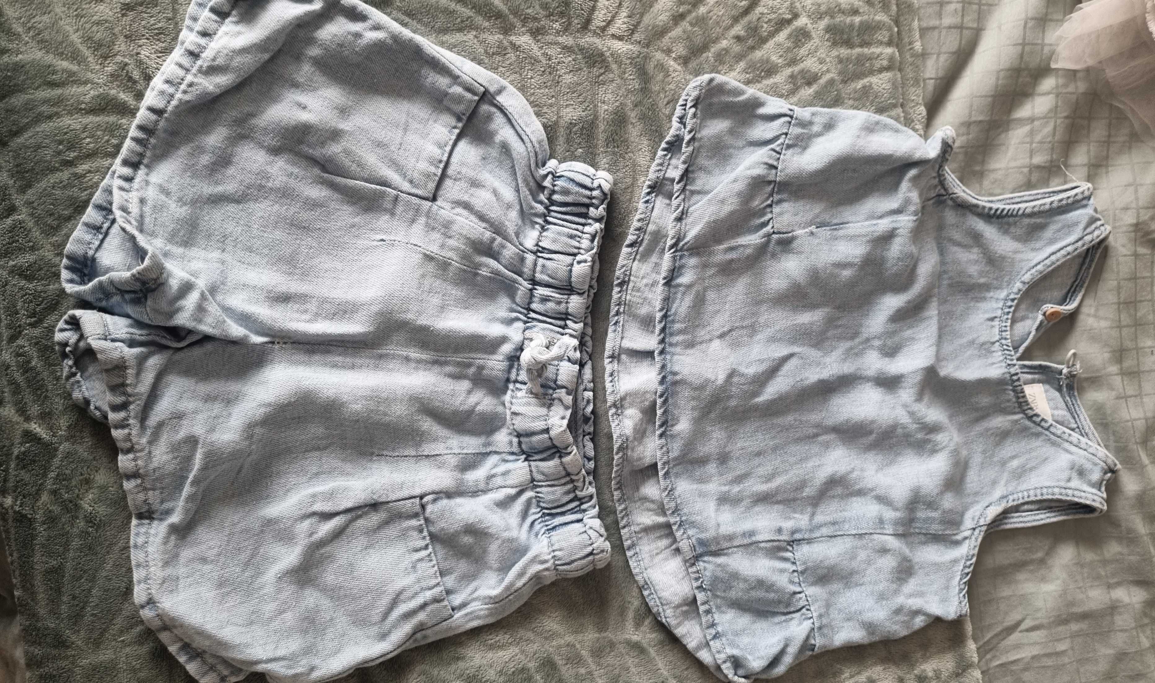 Рокли,панталонки,пола и дънково яке Zara ьа 5-6г годишна госпожица
