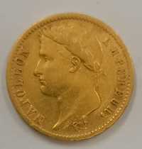 Златна монета 20 Франка 1811г рядка злато