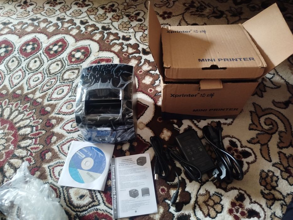 Xprinter XP-365B (USB+Blutusli Yangi hali ishlamagan 500ming kami bor