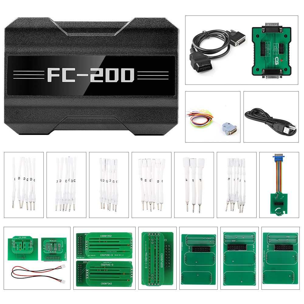 FC200 ECU Programmer Full Set 6HP & 8HP MSV90 N55 N20 B48 B58 MPC5XX