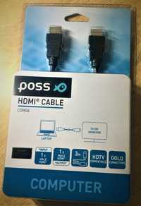 cablu HDMI de mare viteza Ethernet, HDTV compatibil, male to male 3 m