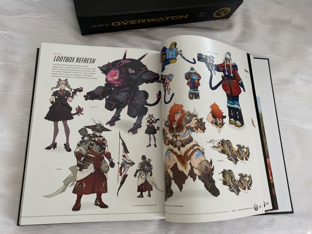 Колекционерска книга от видео игра Overwatch лимитирана серия,