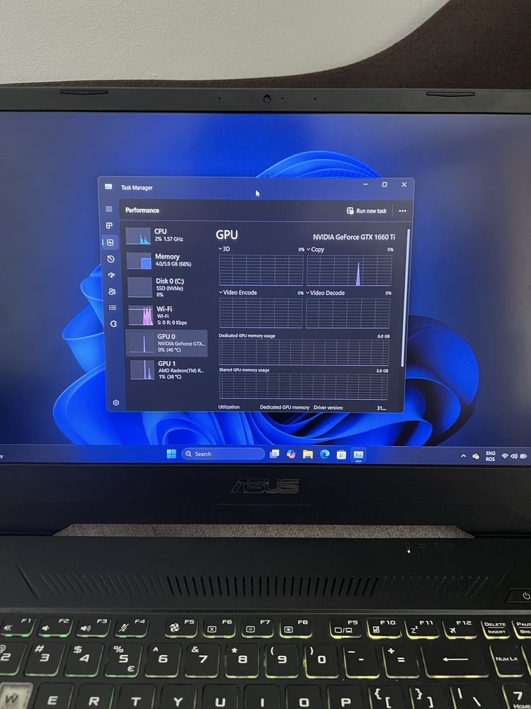 Laptop Asus TUF Gaming FX505 DU