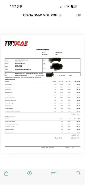 Se vinde bmw seria 1 E87 an 2005