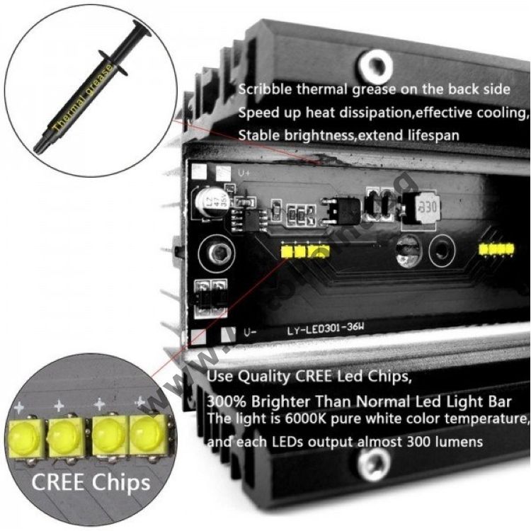 Led bar лед бар 210W 119см 254304