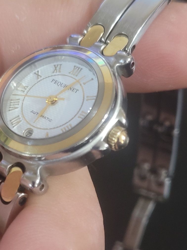 Emile Pequignet Moorea automatic aur și oțel de damă