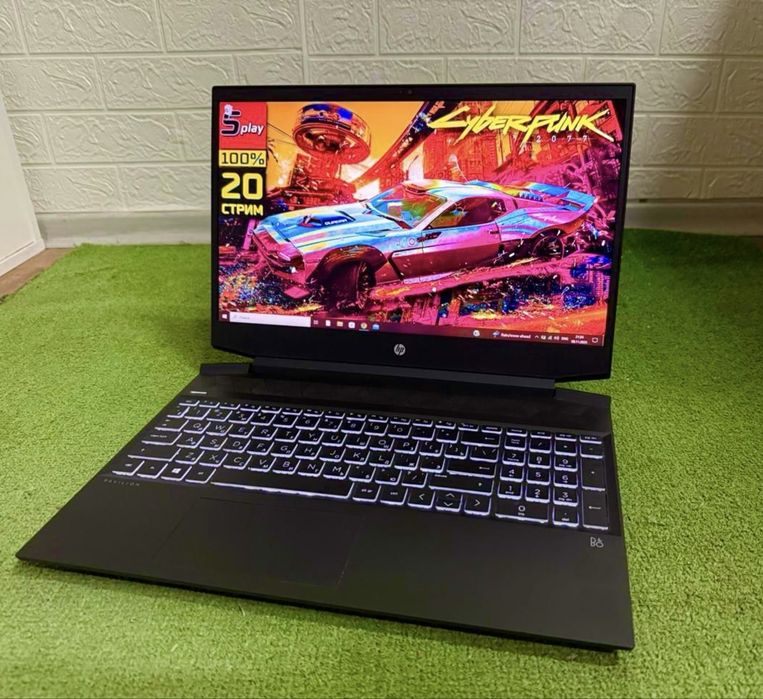 Мощный игровой HP PAVILION GAMING Ryzen 5-3550H/GTX1650/8GB/SSD512GB