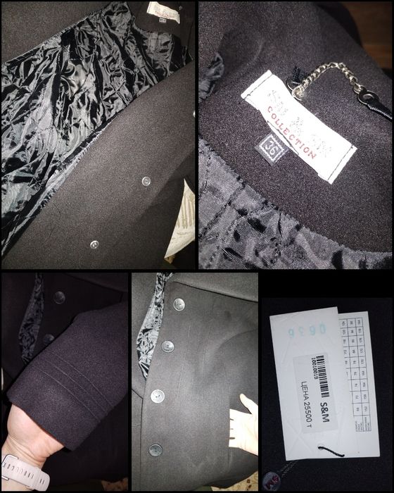 Пальто женское чёрное Турция