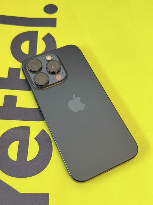 КАТО НОВ 256GB iPhone 15 Pro Yettel Гаранция 2027 Titanium Blue