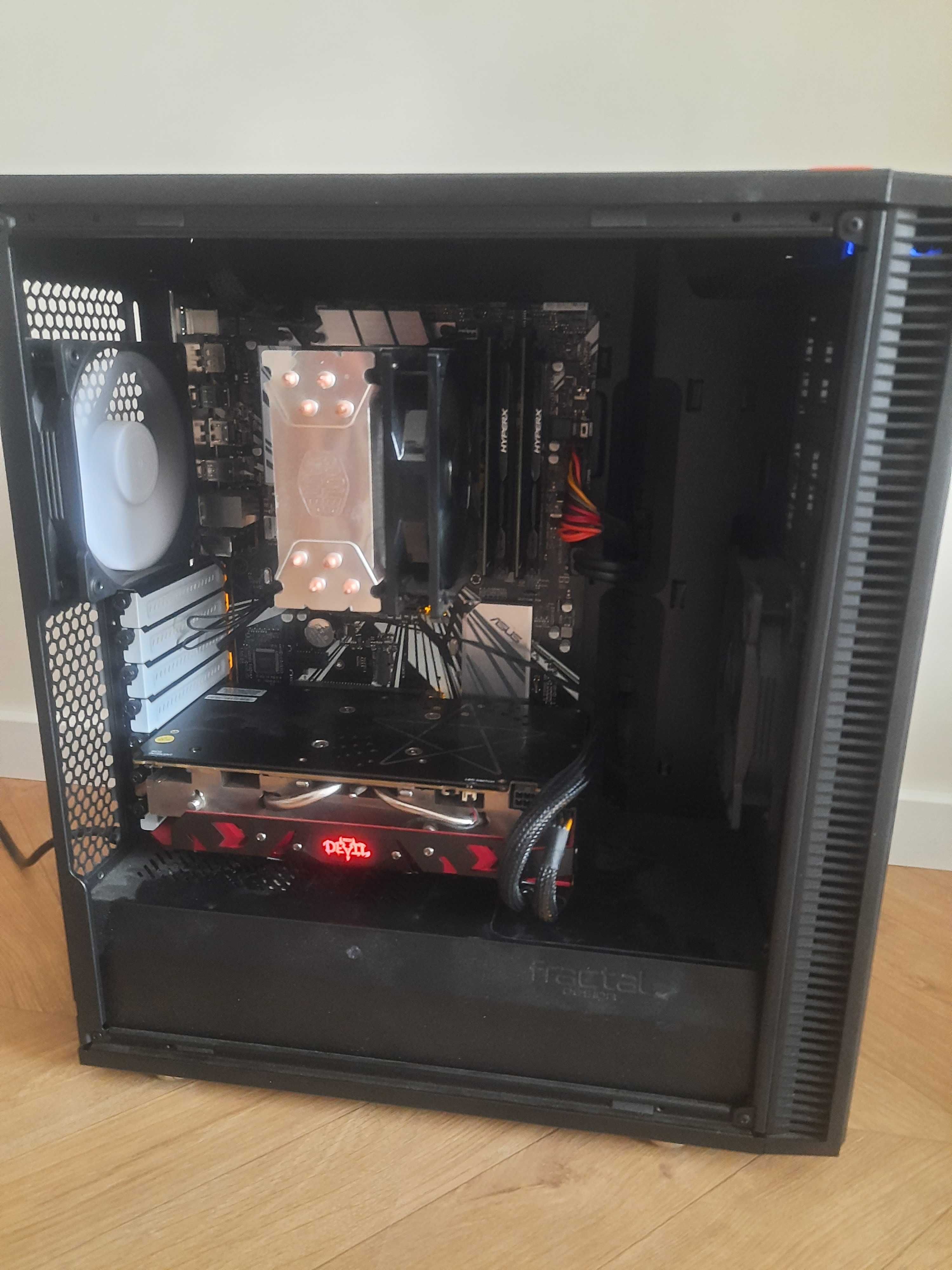 Гейминг компютър i5-9600k/8GB GPU/32GB RAM/256GB SSD + Подарък 3 игри