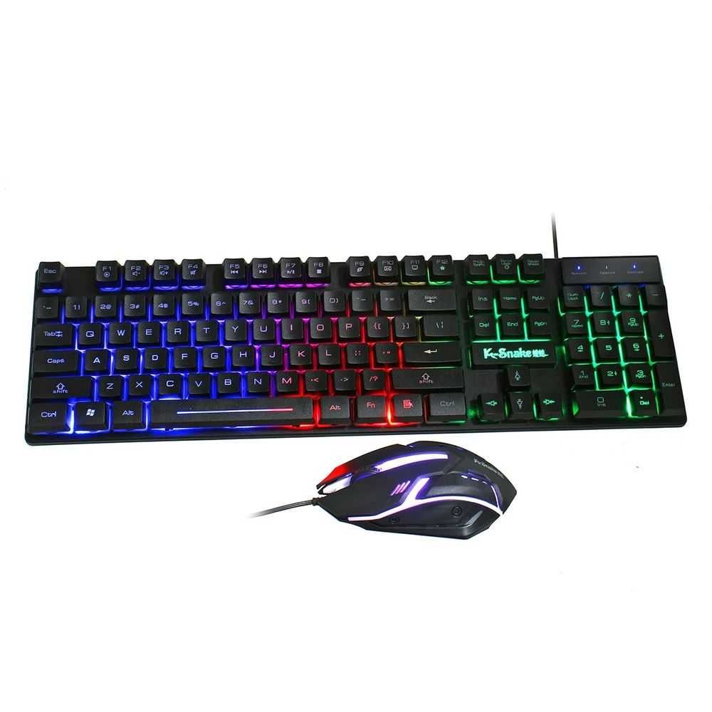 Продам Игровая клавиатура и мышка С RGB подсветкой ENG RU