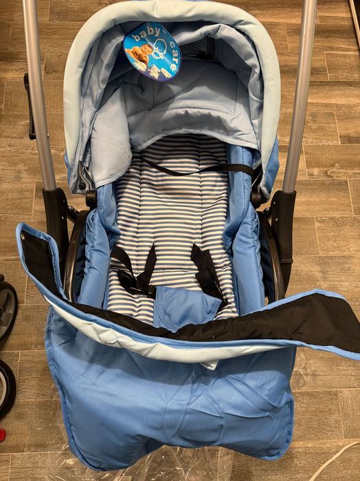 Cărucior 2 în 1 bebeluși Baby Care albastru