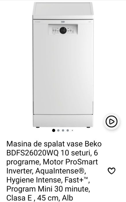 Masina de spalat vase Beko