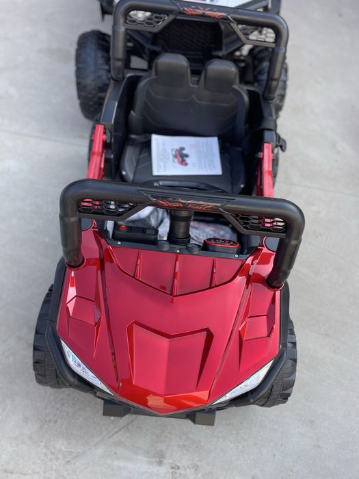 Masinuta electrica  copii Moni Fast UTV Painting Red,motoare 2x35W 12V