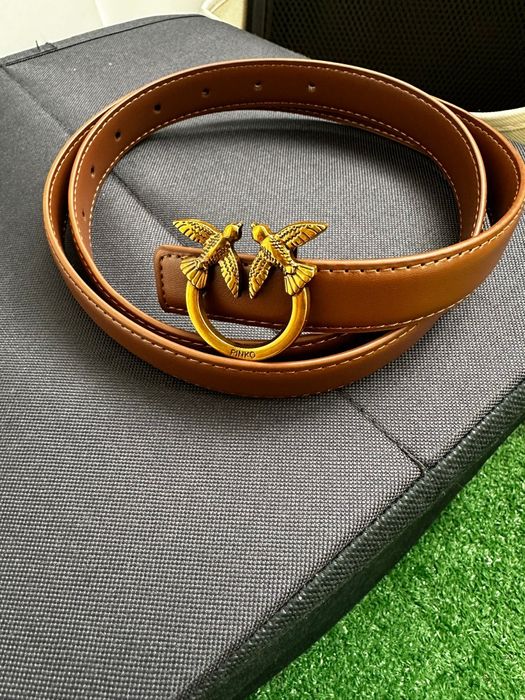 Curea din piele naturala Pinko