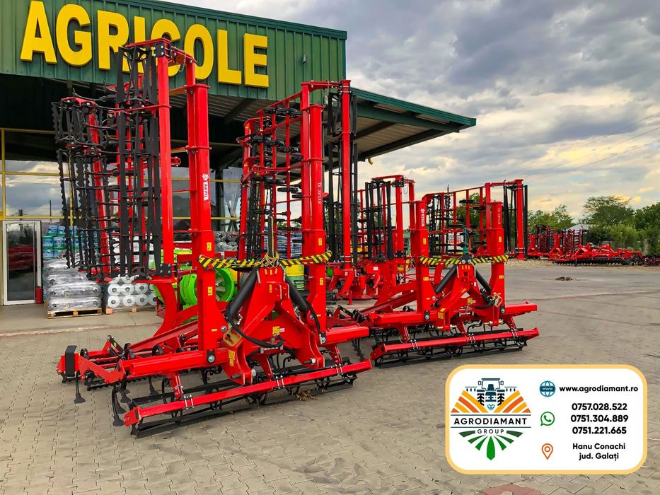 Akpil combinator pliabil hidraulic 5.0 / 5.5 / 6.0m profesional, pt tractoare 120 - 180CP, noi de la producator