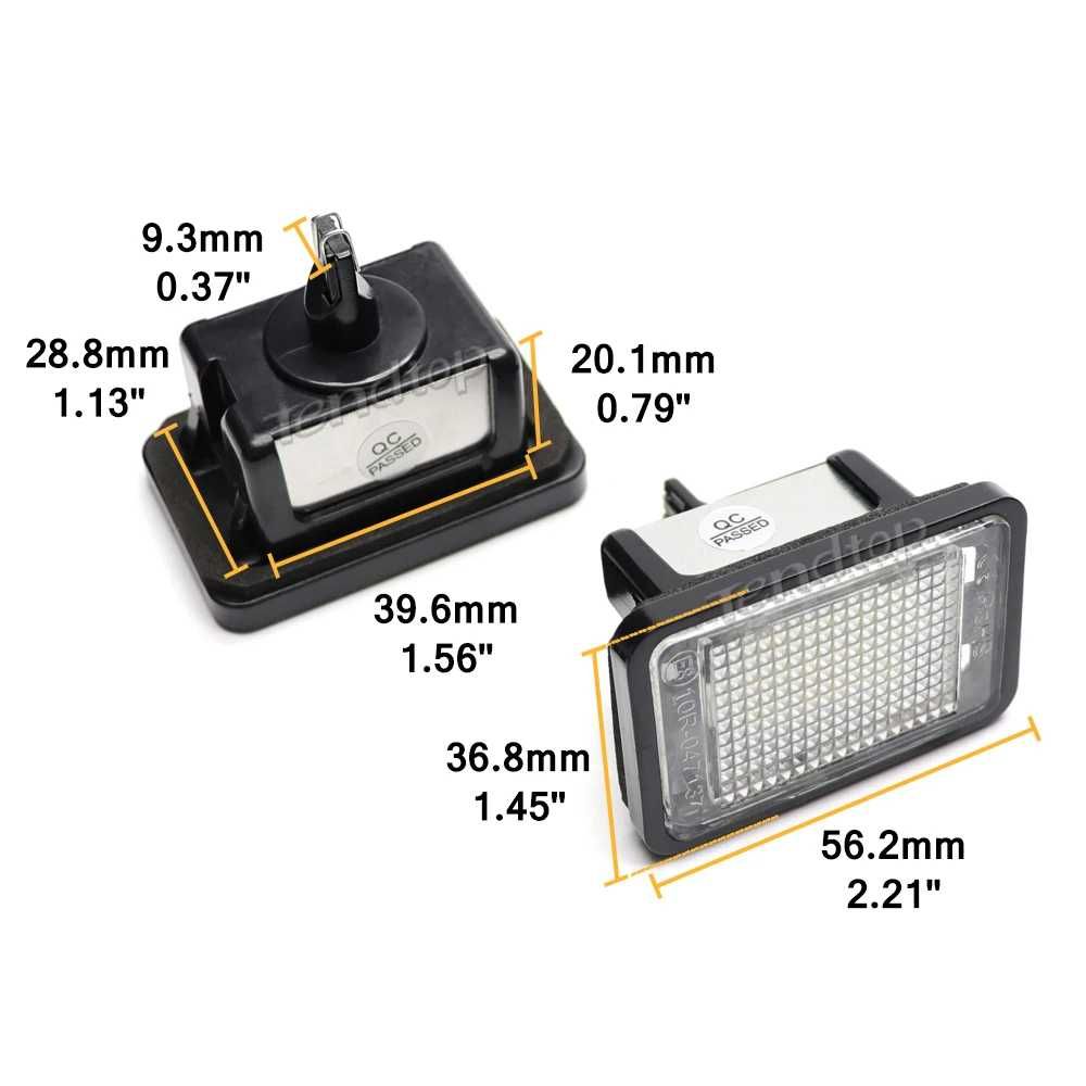 LED плафони заден регистрационен номер Mercedes GLK X204 07-15