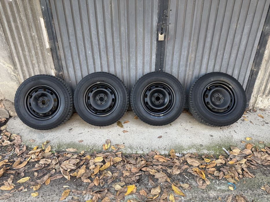 Железни джанти със зимни гуми Ласа14/5*110 187/80/14