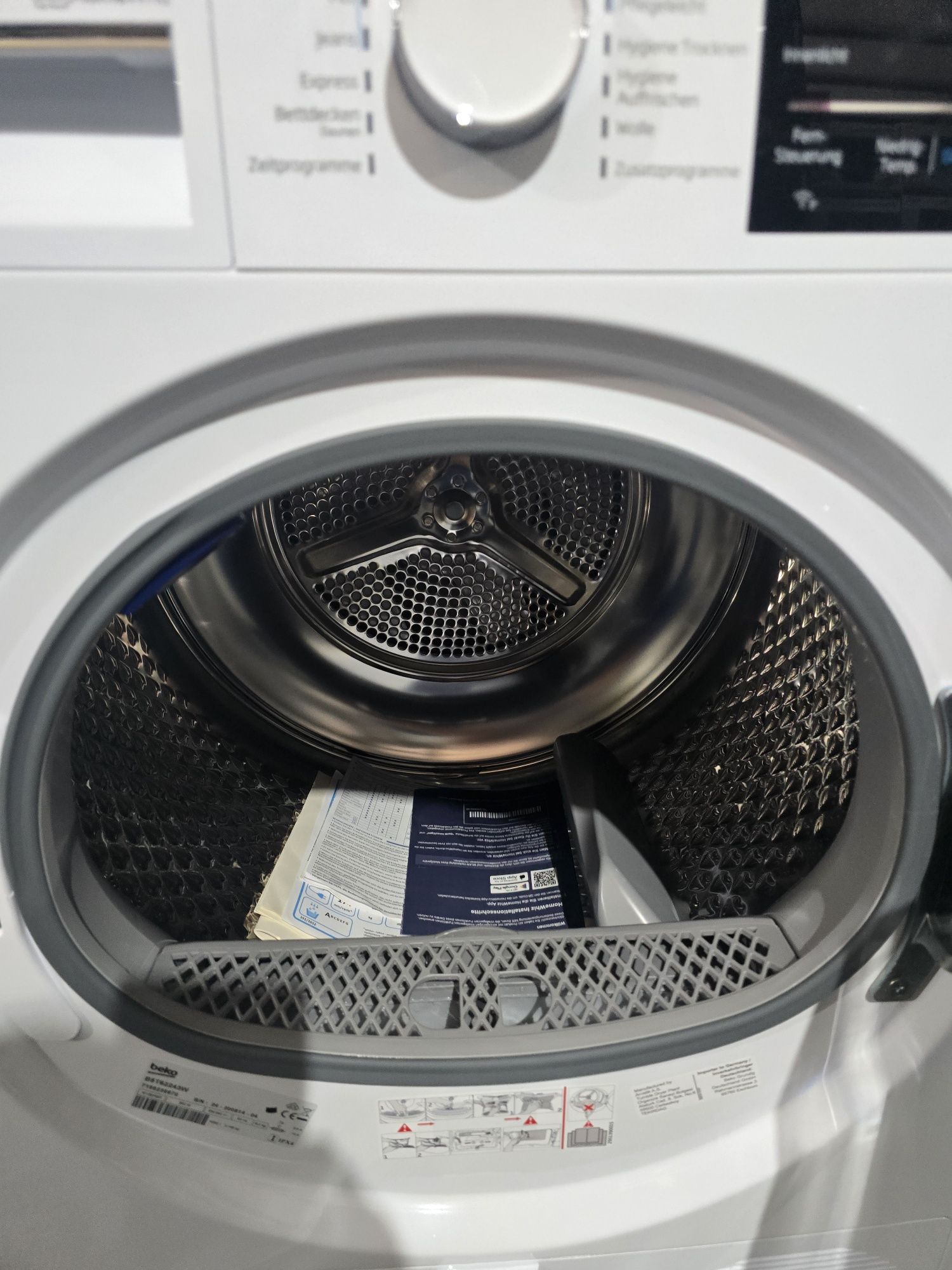 А+++Нова инверторна сушилня с термопомпа Беко/Beko 8 кг