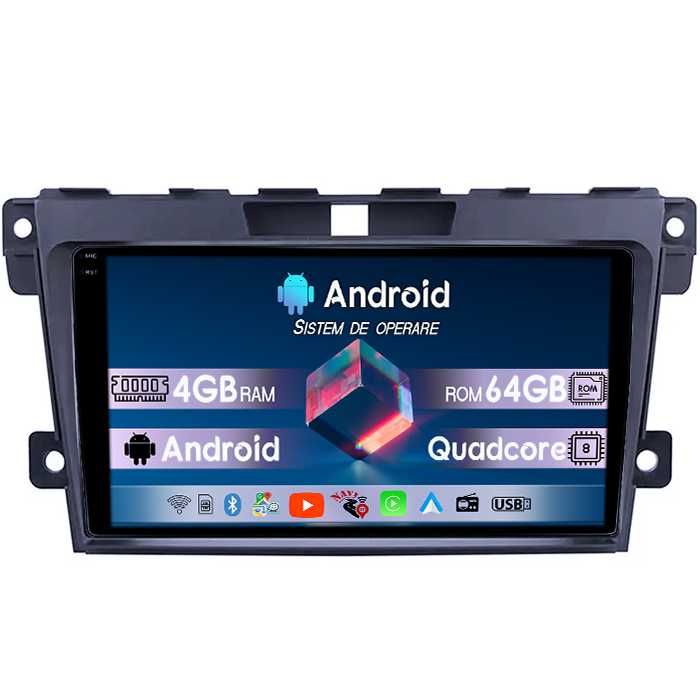 Navigatie Mazda CX-7, 2008-2015,  Android 14, 9 INCH, 4GB RAM/64GB ROM