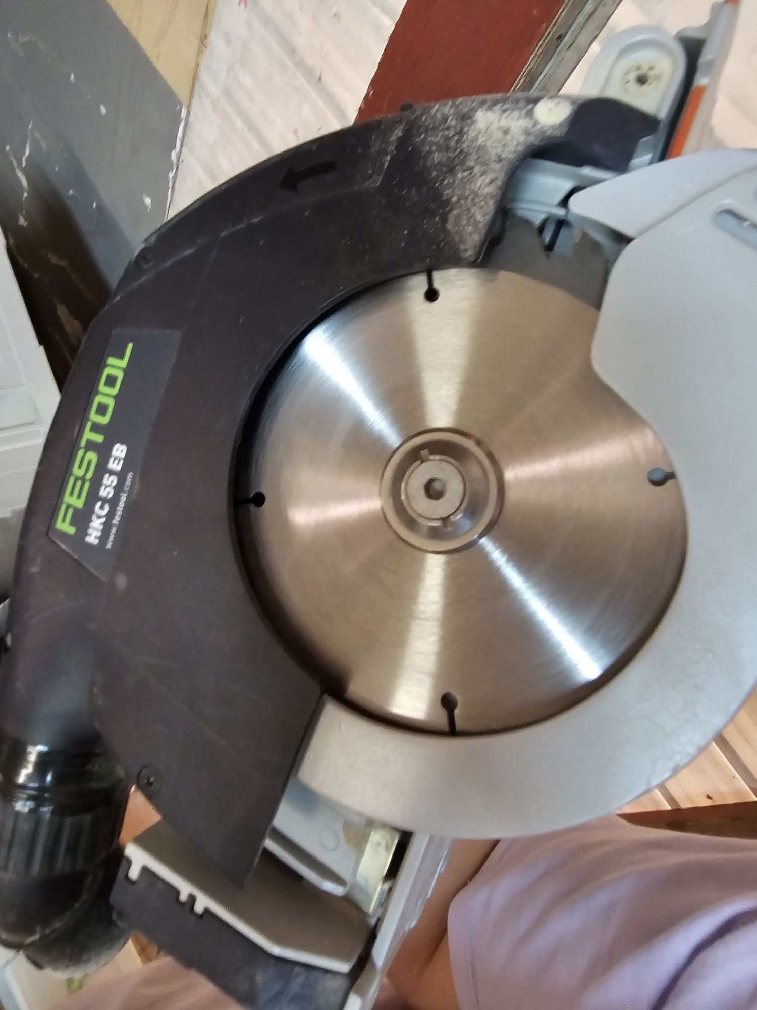 Fierăstrău circular Festool Hkc 55 eb acumulator cutie  și discuri