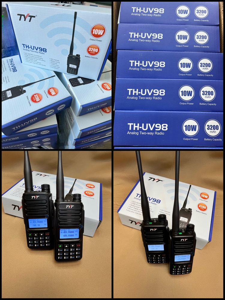Радиостанция TYT TH-UV98   QUANSHENG walkie talkie  radiostation  уоки