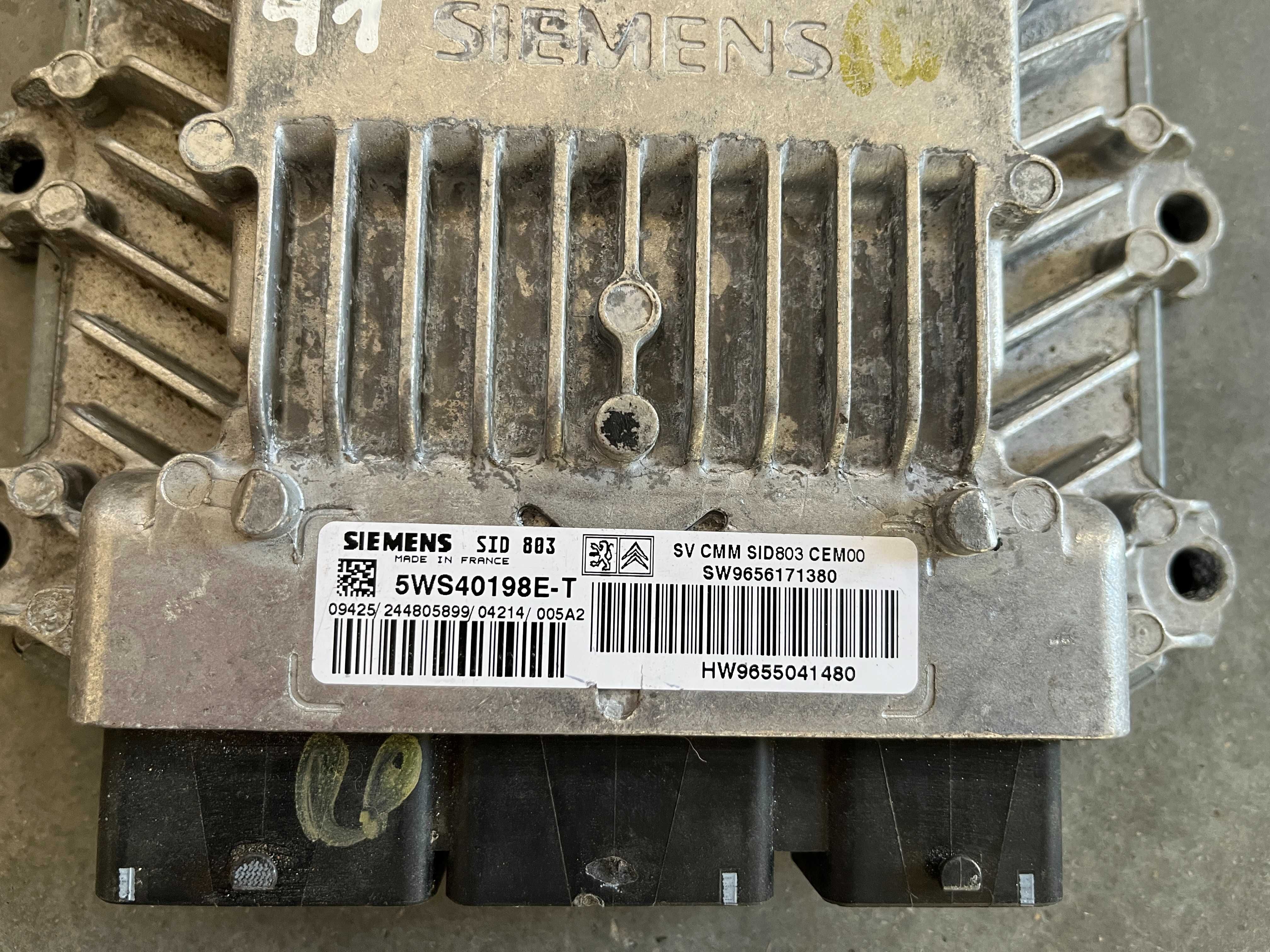 Компютър двигател ECU SIEMENS SID 803 Peugeot 307 407 2.0HDI 136к.с