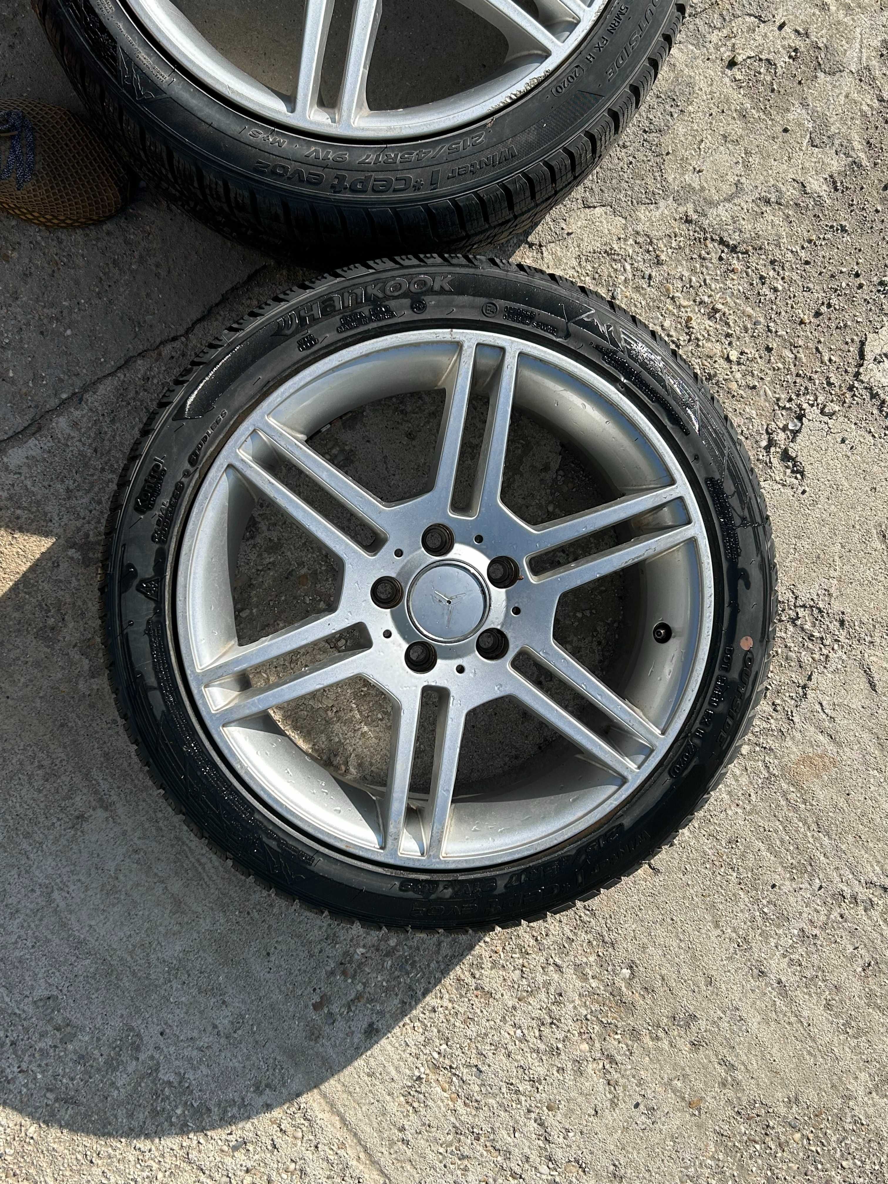 Jante Mercedes R17 5x112 AMG 215/45 R17 w204 c class